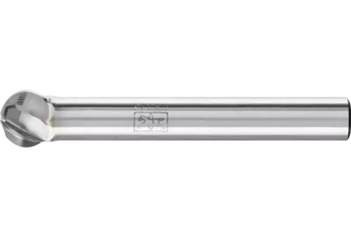 Wysokowydajny trzpień frezarski ze stopów twardych ALU kulisty KUD Ø 08 x 07 mm, trzonek Ø 6 mm, do aluminium / metalu 1