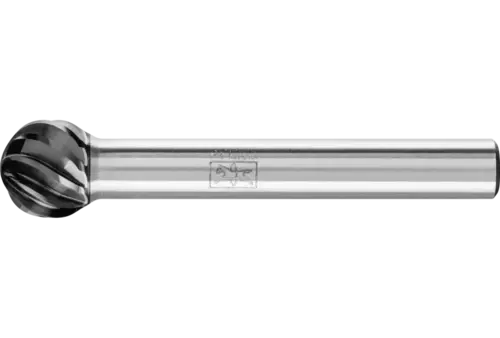 Wysokowydajny trzpień frezarski ze stopów twardych INOX kulisty KUD Ø 10 × 09 mm trzpień Ø 6 mm HICOAT do stali nierdzewnej 1