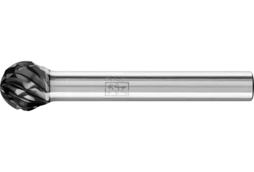 Wysokowydajny trzpień frezarski ze stopów twardych STEEL kulisty KUD Ø 10 × 09 mm trzpień Ø 6 mm HICOAT do stali 1