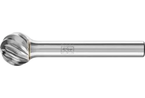 Wysokowydajny trzpień frezarski ze stopów twardych INOX kulisty KUD Ø 12 × 10 mm trzpień Ø 6 mm do stali nierdzewnej 1