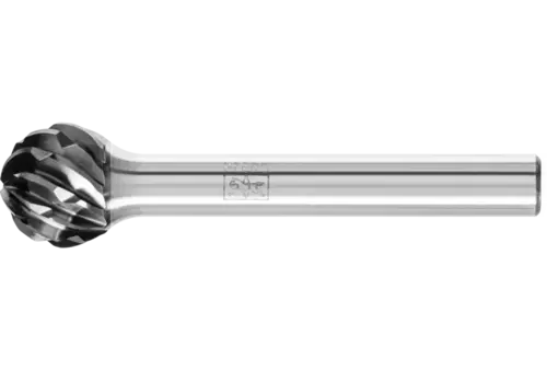 Wysokowydajny trzpień frezarski ze stopów twardych STEEL kulisty KUD Ø 12 × 10 mm trzpień Ø 6 mm HICOAT do stali 1