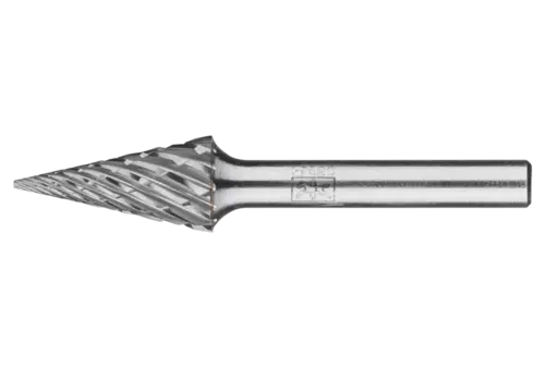Wysokowydajny trzpień frezarski ze stopów twardych STEEL kształt kropli SKM Ø 12 × 25 mm trzpień Ø 6 mm do stali 1