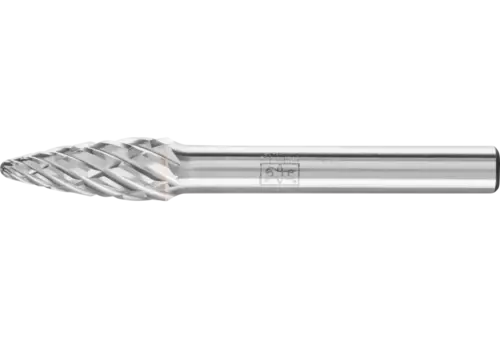 Wysokowydajny trzpień frezarski ze stopów twardych STEEL kształt drzewa RBF Ø 08 × 20 mm trzpień Ø 6 mm do stali 1