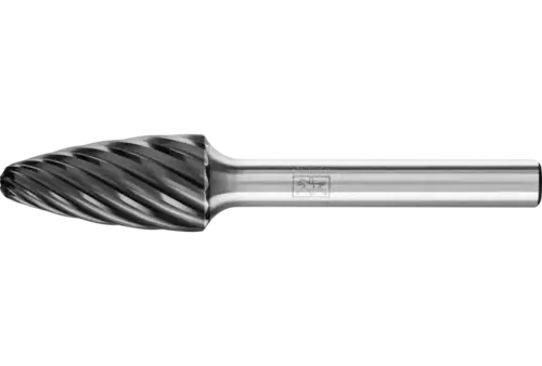 Wysokowydajny trzpień frezarski ze stopów twardych INOX kształt drzewa RBF Ø 12 × 25 mm trzpień Ø 6 mm HICOAT 1