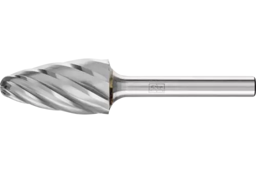Wysokowydajny trzpień frezarski ze stopów twardych ALU, kształt stożkowy RBF Ø 16 x 30 mm trzonek Ø 6 mm do aluminium... 1