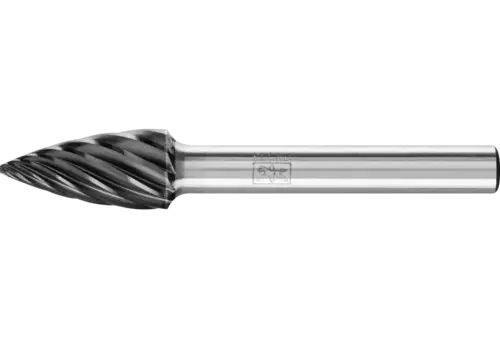 Wysokowydajny trzpień frezarski ze stopów twardych INOX kształt pocisku SPG Ø 10 × 20 mm trzpień Ø 6 mm HICOAT 1