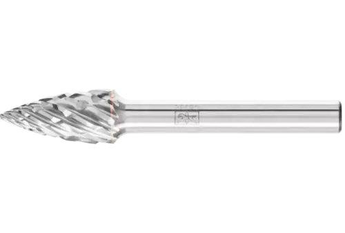 Wysokowydajny trzpień frezarski ze stopów twardych STEEL kształt pocisku SPG Ø 10 × 20 mm trzpień Ø 6 mm do stali 1