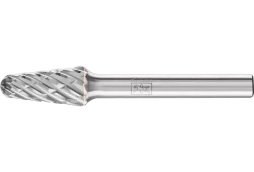 Wysokowydajny trzpień frezarski ze stopów twardych STEEL kształt stożkowy KEL Ø 10 × 20 mm trzpień Ø 6 mm do stali 1