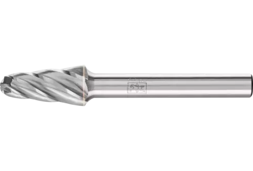 Wysokowydajny trzpień frezarski ze stopów twardych ALU, kształt stożkowy KEL Ø 10 x 20 mm, trzonek Ø 6 mm do aluminium / metalu 1