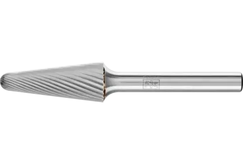 Trzpień frezarski ze stopów twardych kształt stożkowy KEL Ø 12 × 30 mm trzpień Ø 6 mm Z3 uniwersalne średnie 1
