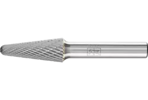Trzpień frezarski ze stopów twardych kształt stożkowy KEL Ø 12 × 30 mm trzpień Ø 8 mm Z3P uniwersalne średnie krzyżowe 1