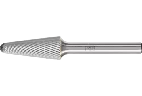 Trzpień frezarski ze stopów twardych kształt stożkowy KEL Ø 12 × 30 mm trzpień Ø 6 mm Z5 uniwersalne drobne 1