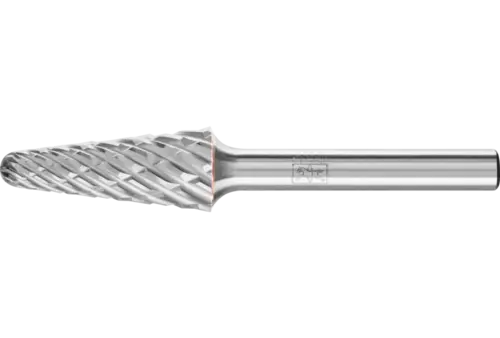Wysokowydajny trzpień frezarski ze stopów twardych STEEL kształt stożkowy KEL Ø 12 × 30 mm trzpień Ø 6 mm do stali 1