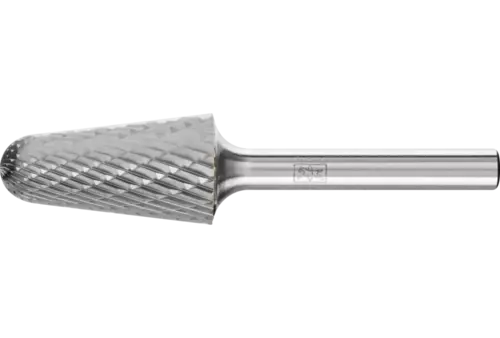 Trzpień frezarski ze stopów twardych kształt stożkowy KEL Ø 16 × 30 mm trzpień Ø 6 mm Z3P uniwersalne średnie krzyżowe 1