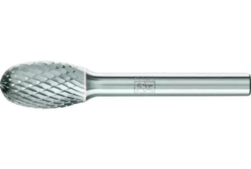 Trzpień frezarski ze stopów twardych kształt kropli TRE Ø 12 × 20 mm trzpień Ø 6 mm Z4 uniwersalne średnio drobne 1