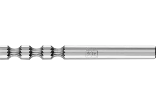Trzpień frezarski promienisty ze stopów twardych R Ø 06 × 25 mm trzpień Ø 6 mm SP do obróbki krawędzi 1