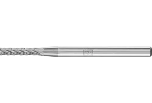 Trzpień frezarski HM, kształt walcowy ZYAS z uzębieniem czołowym Ø 02 x 10 mm trzpień Ø 3 mm Z3P uniwersalny 1
