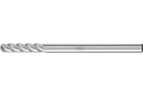 Wysokowydajny trzpień frezarski ze stopów twardych INOX kształt kulisto-walcowy WRC Ø 03 × 13 mm trzpień Ø 3 mm 1