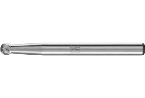 Wysokowydajny trzpień frezarski ze stopów twardych INOX kulisty KUD Ø 03 × 02 mm trzpień Ø 3 mm do stali nierdzewnej 1