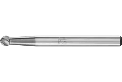 Wysokowydajny trzpień frezarski ze stopów twardych ALU kulisty KUD Ø 03 x 02 mm, trzonek Ø 3 mm do aluminium / metalu 1