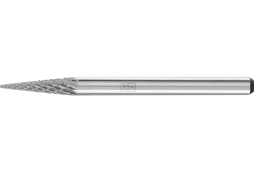 Trzpień frezarski ze stopów twardych kształt ostrostożkowy SKM Ø 03 × 11 mm trzpień Ø 3 mm Z4 uniwersalne średnio... 1