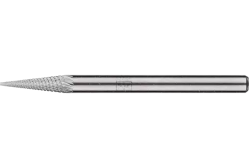 Wysokowydajny trzpień frezarski ze stopów twardych MICRO kształt ostrostożkowy SKM Ø 03 × 11 mm trzpień Ø 3 mm 1