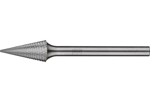 Wysokowydajny trzpień frezarski ze stopów twardych MICRO kształt ostrostożkowy SKM Ø 06 × 13 mm trzpień Ø 3 mm 1