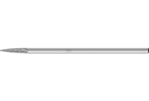 Trzpień frezarski ze stopów twardych, kształt pocisku SPG Ø 03 x 13 mm, trzonek Ø 3 x 75 mm Z3P uniwersalne średnie krzyżowe 1