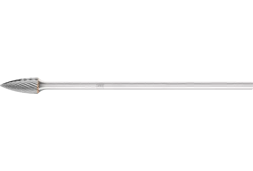 Trzpień frezarski ze stopów twardych kształt pocisku SPG Ø 06 × 13 mm trzpień Ø 3 × 75 mm Z5 uniwersalne drobne 1