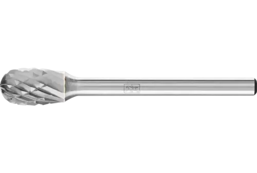 Trzpień frezarski ze stopów twardych kształt kropli TRE Ø 06 × 10 mm trzpień Ø 3 mm Z3P uniwersalne średnie krzyżowe 1