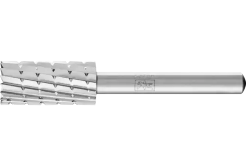 Trzpień frezarski HSS o kształcie walcowym z uzębieniem czołowym A-ST Ø 12 x 25 mm, trzonek Ø 6 mm Z 2 uniwersalny 1