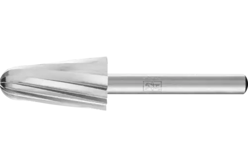 Trzpień frezarski HSS ALU kształt stożkowy L Ø 16 × 30 mm trzpień Ø 6 mm do aluminium/metali nieżelaznych 1