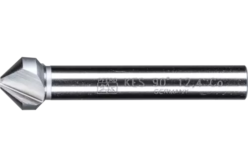 Pogłębiacz stożkowy i okrawacz HSSE Co5 90° Ø 12,4 mm trzpień Ø 8 mm DIN 335 C 1