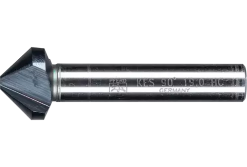 Pogłębiacz stożkowy i okrawacz HSS 90° Ø 19 mm trzpień Ø 10 mm DIN 335 C z powłoką HICOAT Pferd 25202147 1