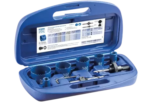 Zestaw 6 szt otwornic bimetalowych Co8/M42 19-57 mm dla instalatorów Pferd 25900920 1
