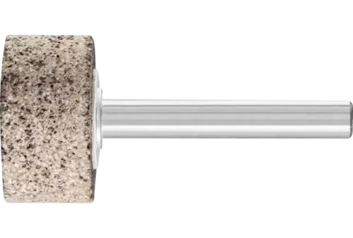Ściernica trzpieniowa INOX walcowa Ø 25 × 13 mm trzpień Ø 6 mm A30 do stali nierdzewnej 1