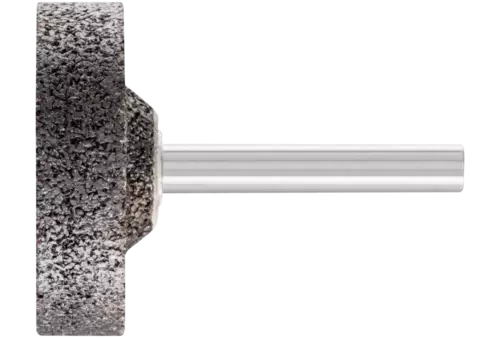 Ściernica trzpieniowa INOX walcowa Ø 40 × 13 mm trzpień Ø 6 mm A30 do stali nierdzewnej 1