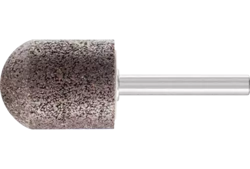 Ściernica trzpieniowa INOX stożkowa Ø 25 × 32 mm trzpień Ø 6 mm A30 do stali nierdzewnej 1