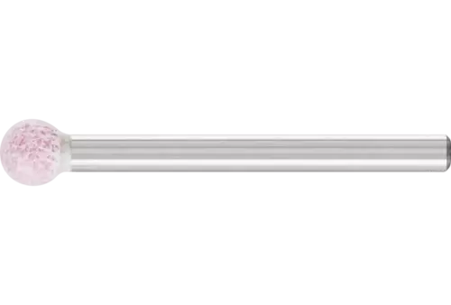 Ściernica trzpieniowa STEEL EDGE kulista 5 × 5 mm trzpień Ø 3 mm A60 do stali i staliwa 1