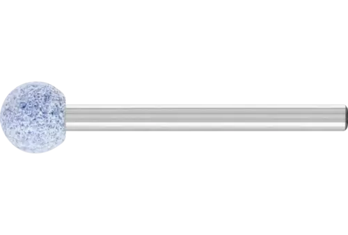 Ściernica trzpieniowa TOUGH kulista Ø 8 × 8 mm trzpień Ø 3 mm CO80 do trudno skrawalnych materiałów 1