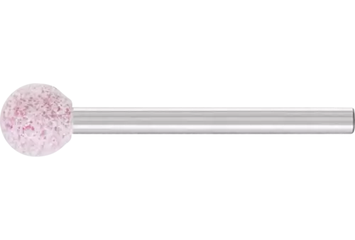 Ściernica trzpieniowa STEEL EDGE kulista 8 × 8 mm trzpień Ø 3 mm A46 do stali i staliwa 1