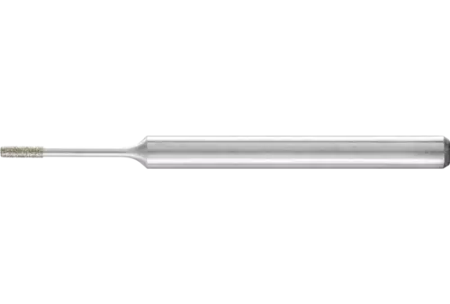 Diamentowa ściernica trzpieniowa cylindryczna Ø1,0 mm, trzpień Ø3 mm D64 (drobna) do szlifowania otworów/łuków 1