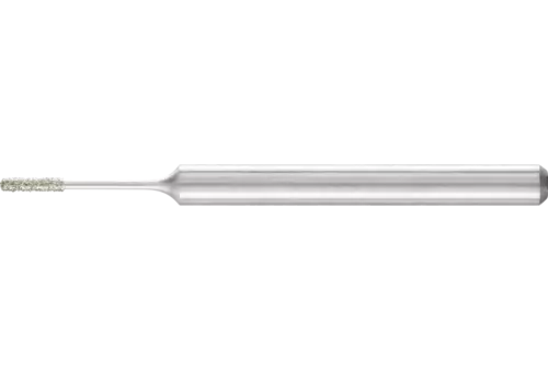 Diamentowa ściernica trzpieniowa cylindryczna Ø 1,0 mm, trzpień Ø 3 mm D126 (średnia) do szlifowania otworów/łuków 1