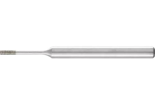 Diamentowa ściernica trzpieniowa cylindryczna Ø1,2 mm, trzpień Ø3 mm D64 (drobna) do szlifowania otworów/łuków 1