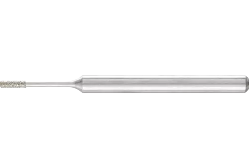 Diamentowa ściernica trzpieniowa cylindryczna Ø1,2 mm, trzpień Ø3 mm D91 (drobna) do szlifowania otworów/łuków 1