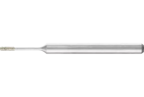 Diamentowa ściernica trzpieniowa cylindryczna Ø1,2 mm, trzpień Ø3 mm D126 (średnia) do szlifowania otworów/łuków 1