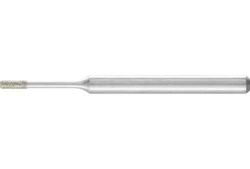 Diamentowa ściernica trzpieniowa cylindryczna Ø1,4 mm, trzpień Ø3 mm D91 (drobna) do szlifowania otworów/łuków 1