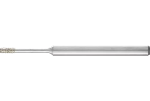 Diamentowa ściernica trzpieniowa cylindryczna Ø1,6 mm, trzpień Ø3 mm D126 (średnia) do szlifowania otworów/łuków 1