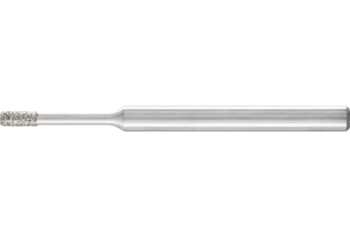 Diamentowa ściernica trzpieniowa cylindryczna Ø1,8 mm, trzpień Ø3 mm D126 (średnia) do szlifowania otworów/łuków 1