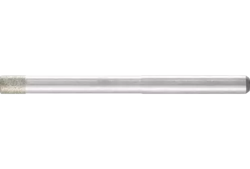 Diamentowa ściernica trzpieniowa cylindryczna Ø3,0 mm, trzpień Ø3 mm D64 (drobna) do szlifowania otworów/łuków 1